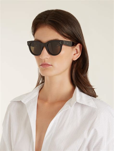 celebrity celine baby audrey sunglasses|celine sunglasses flat top.